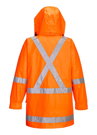 Max Hi-Vis X Back Rain Traffic Jacket (PW-MX306)