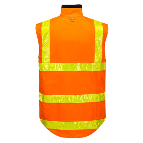 Hi-Vis Polar Fleece Lined Vic Roads Reversible Vest (PW-MY214)