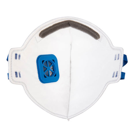 FFP2 Valved Dust Mist Fold Flat Respirator (Pk20) (PW-P251)
