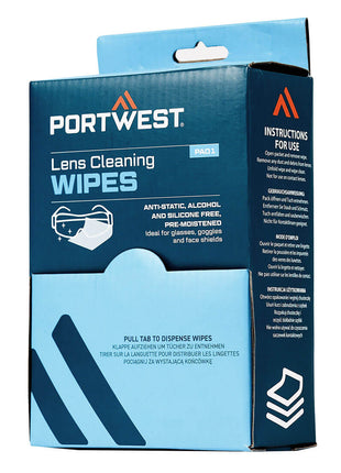Lens Cleaning Wipes (100 towelettes) (PW-PA01)