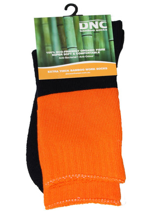 Extra Thick Hi-Vis 2 Tone Bamboo Socks (DN-S109)