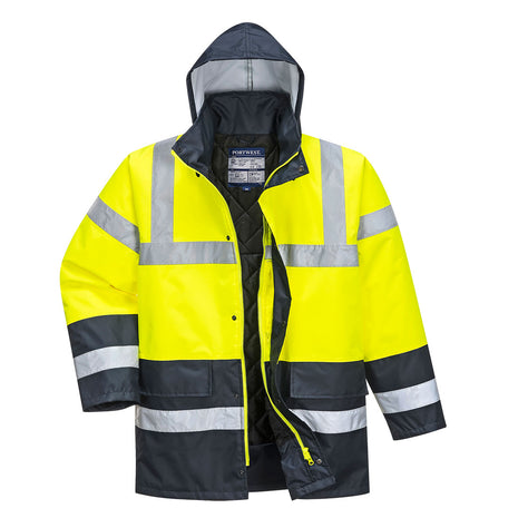 Hi-Vis Contrast Winter Traffic Jacket (PW-S466)