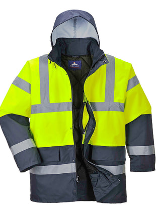Hi-Vis Contrast Winter Traffic Jacket (PW-S466)