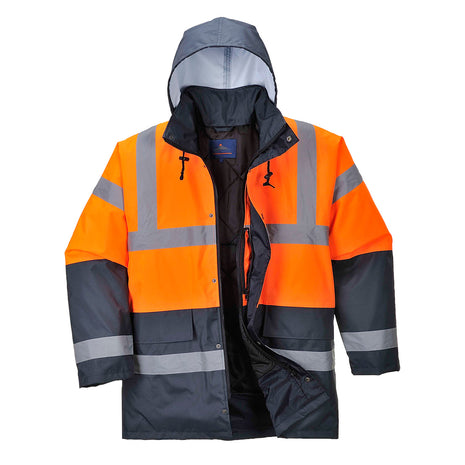 Hi-Vis Contrast Winter Traffic Jacket (PW-S467)