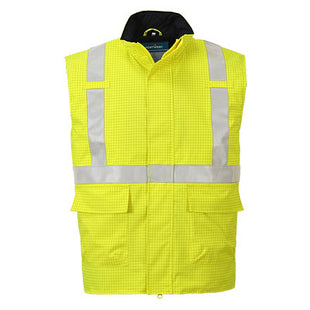 Bizflame Rain Hi-Vis Anti-Static FR Bodywarmer (PW-S776)