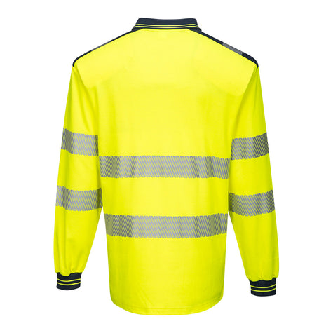 PW3 Hi-Vis Polo Shirt Long Sleeve (PW-T184)