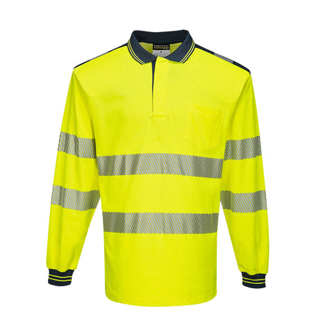 PW3 Hi-Vis Polo Shirt Long Sleeve (PW-T184)
