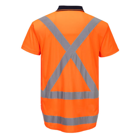 TTMC-W17 Hi-Vis X Back Polo Shirt Short Sleeve (PW-TM311)