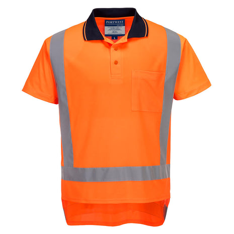 TTMC-W17 Hi-Vis X Back Polo Shirt Short Sleeve (PW-TM311)