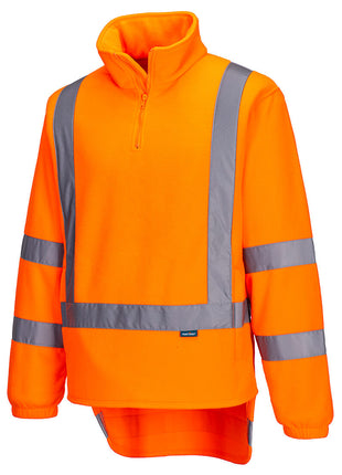 TTMC-W17 Hi-Vis X Back 1/4 Zip Polar Fleece (PW-TM601)