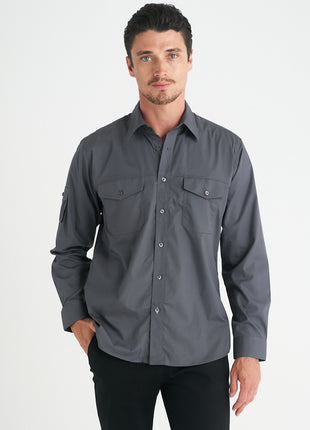 Harley Mens Long Sleeve Shirt (ID-W05)
