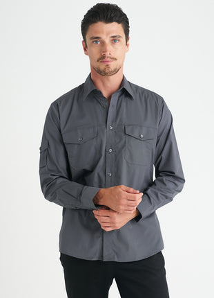 Harley Mens Long Sleeve Shirt (ID-W05)