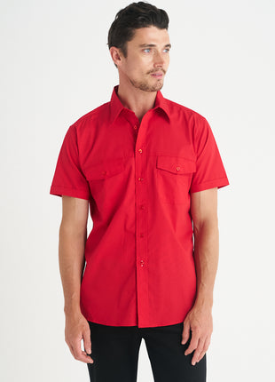 Harley Mens Short Sleeve Shirt (ID-W06)