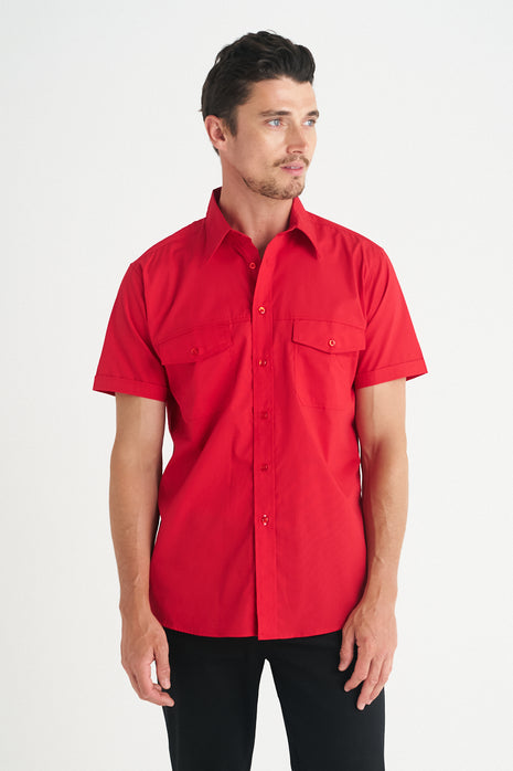 Harley Mens Short Sleeve Shirt (ID-W06)