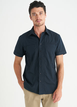 Aston Mens Short Sleeve Shirt (ID-W13)