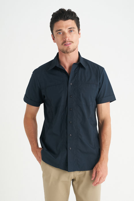 Aston Mens Short Sleeve Shirt (ID-W13)