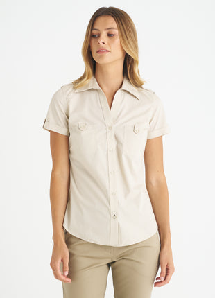 Chelsea Ladies Short Sleeve Shirt (ID-W25)