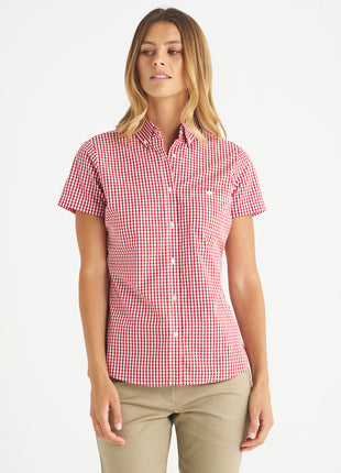 Miller Ladies Short Sleeve Shirt (ID-W47)