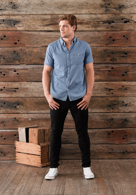 Dylan Mens Short Sleeve Shirt (ID-W49)