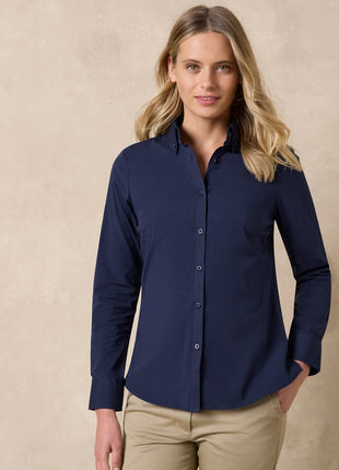 Baxter Ladies Long Sleeve Shirt (ID-W53)