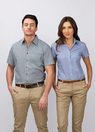 Hudson Mens Short Sleeve Shirt (ID-W55)