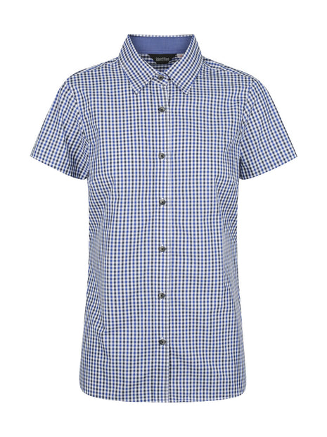 Hudson Ladies Short Sleeve Shirt (ID-W57)