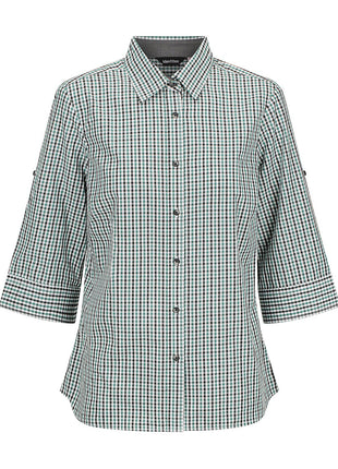 Hudson Ladies 3/4 Sleeve Shirt (ID-W57Q)