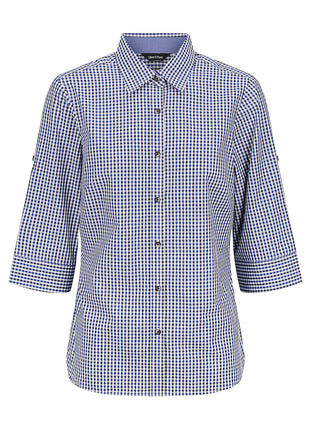 Hudson Ladies 3/4 Sleeve Shirt (ID-W57Q)