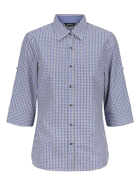 Hudson Ladies 3/4 Sleeve Shirt (ID-W57Q)