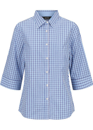 Hudson Ladies 3/4 Sleeve Shirt (ID-W57Q)