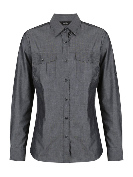 Jasper Ladies Long Sleeve Shirt (ID-W59)