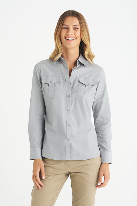 Jasper Ladies Long Sleeve Shirt (ID-W59)