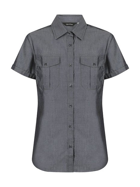 Jasper Ladies Short Sleeve Shirt (ID-W61)