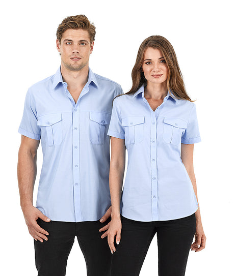 Jasper Ladies Short Sleeve Shirt (ID-W61)