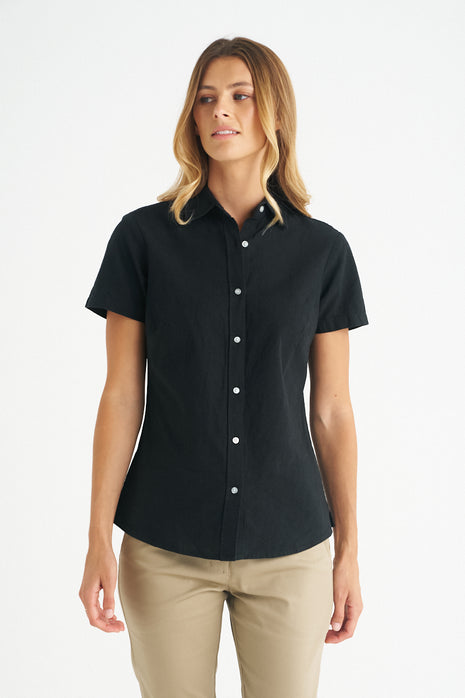 Floyd Ladies Short Sleeve Shirt (ID-W74)