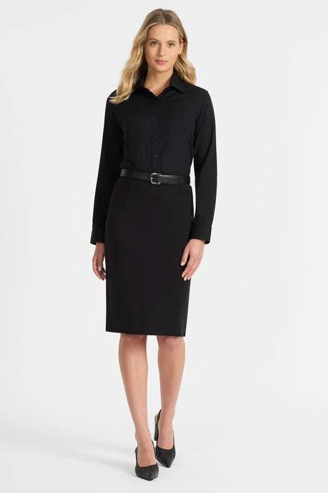 Kingston Ladies Long Sleeve Shirt (ID-W79)