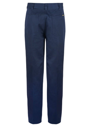 Mens Flat Front Cotton Drill Trouser Long (NC-WP3038L)