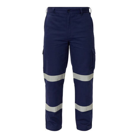 Mens Cargo Cotton Drill Trouser with Reflective Tape (NC-WP4017)