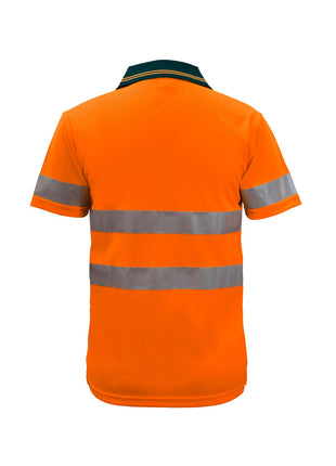 Hi Vis Short Sleeve Micromesh Polo Shirt with Pocket and Reflective Tape (NC-WSP410)