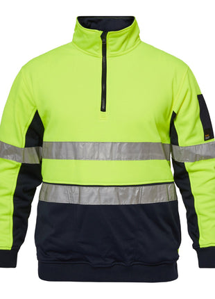 Hi Vis Half Zip Pullover with Reflective Tape (NC-WT8013)